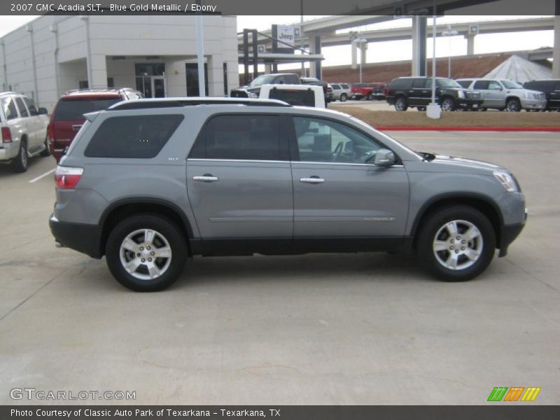 Blue Gold Metallic / Ebony 2007 GMC Acadia SLT