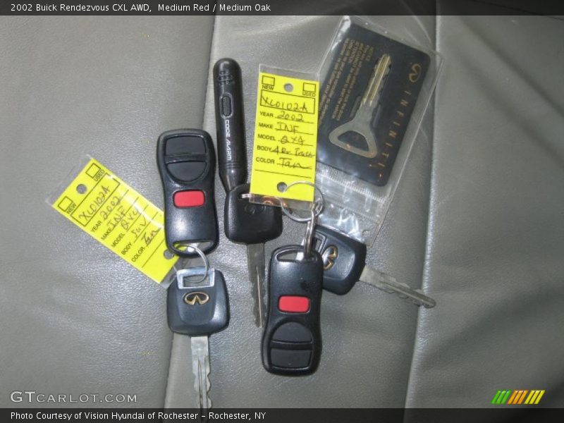 Medium Red / Medium Oak 2002 Buick Rendezvous CXL AWD