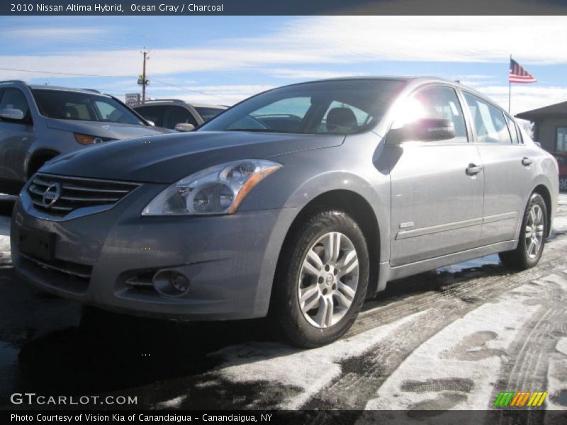 Ocean Gray / Charcoal 2010 Nissan Altima Hybrid