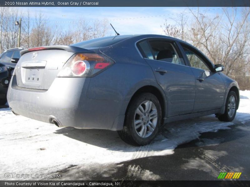 Ocean Gray / Charcoal 2010 Nissan Altima Hybrid