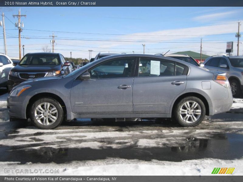 Ocean Gray / Charcoal 2010 Nissan Altima Hybrid