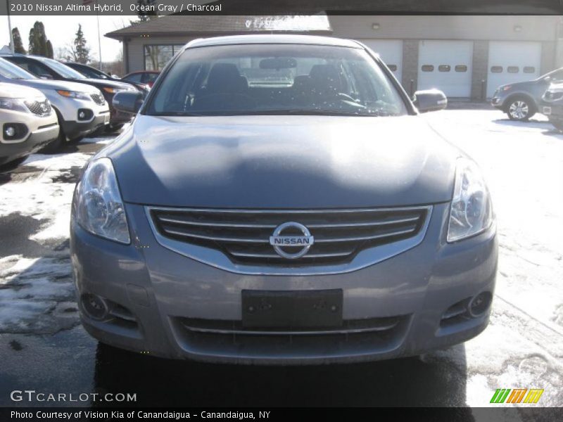 Ocean Gray / Charcoal 2010 Nissan Altima Hybrid