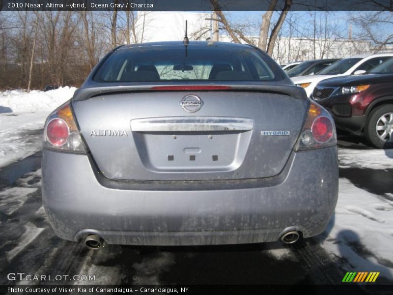 Ocean Gray / Charcoal 2010 Nissan Altima Hybrid