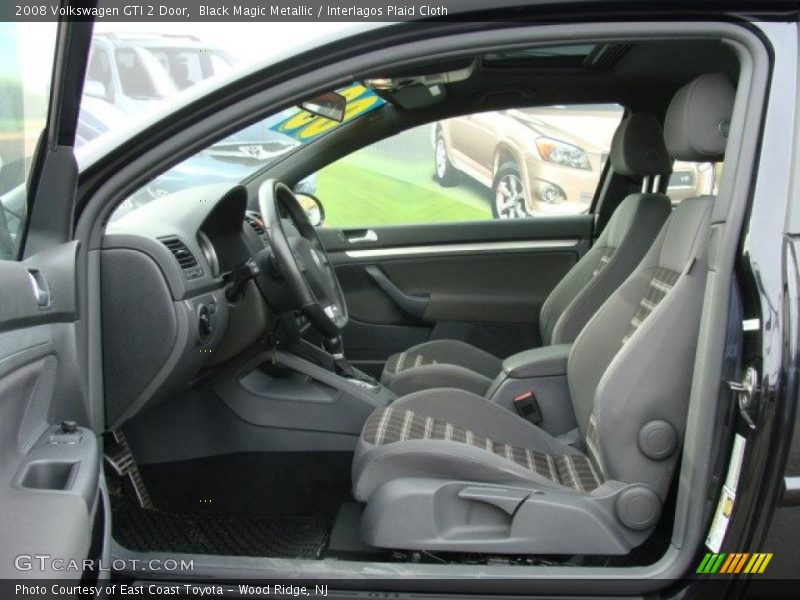  2008 GTI 2 Door Interlagos Plaid Cloth Interior