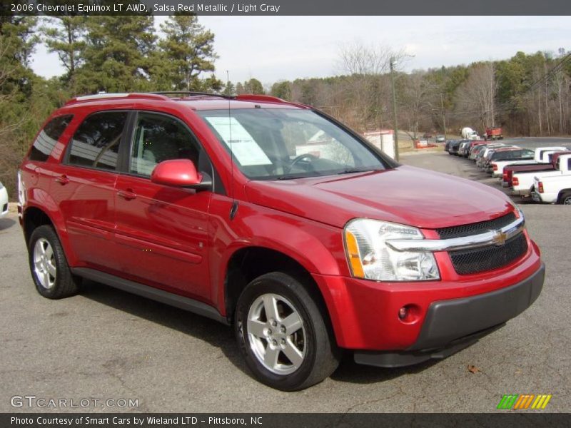 Salsa Red Metallic / Light Gray 2006 Chevrolet Equinox LT AWD