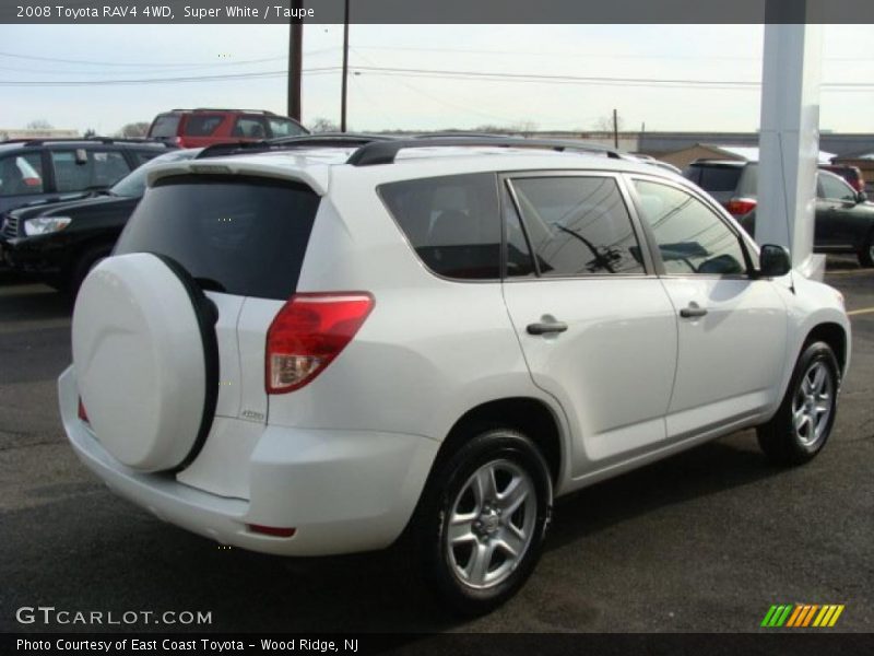 Super White / Taupe 2008 Toyota RAV4 4WD