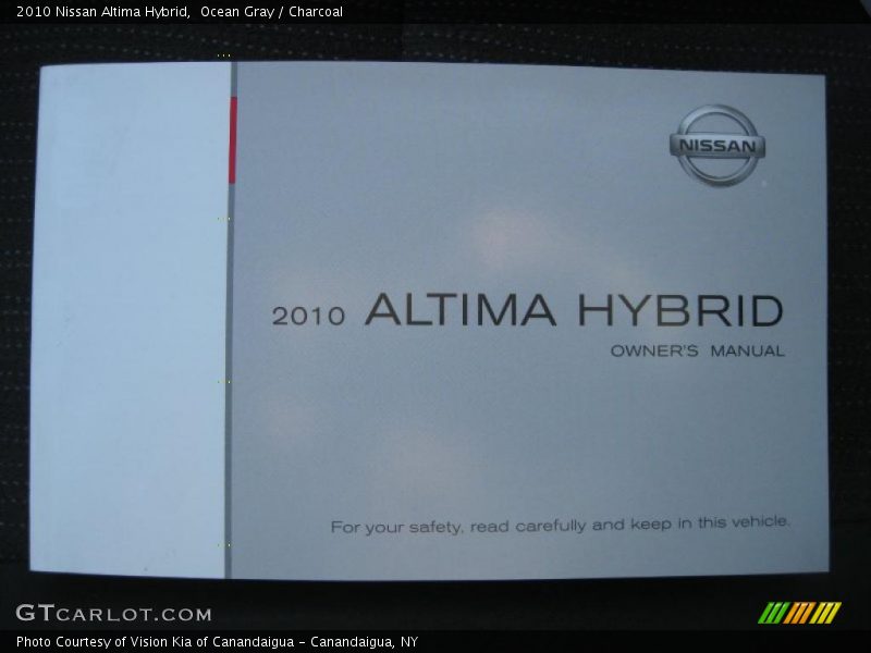Ocean Gray / Charcoal 2010 Nissan Altima Hybrid