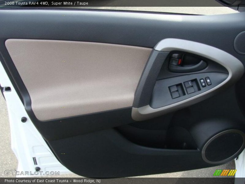 Super White / Taupe 2008 Toyota RAV4 4WD