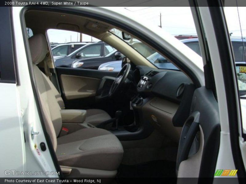 Super White / Taupe 2008 Toyota RAV4 4WD