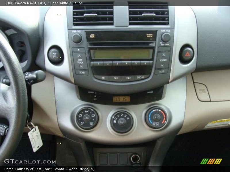 Super White / Taupe 2008 Toyota RAV4 4WD