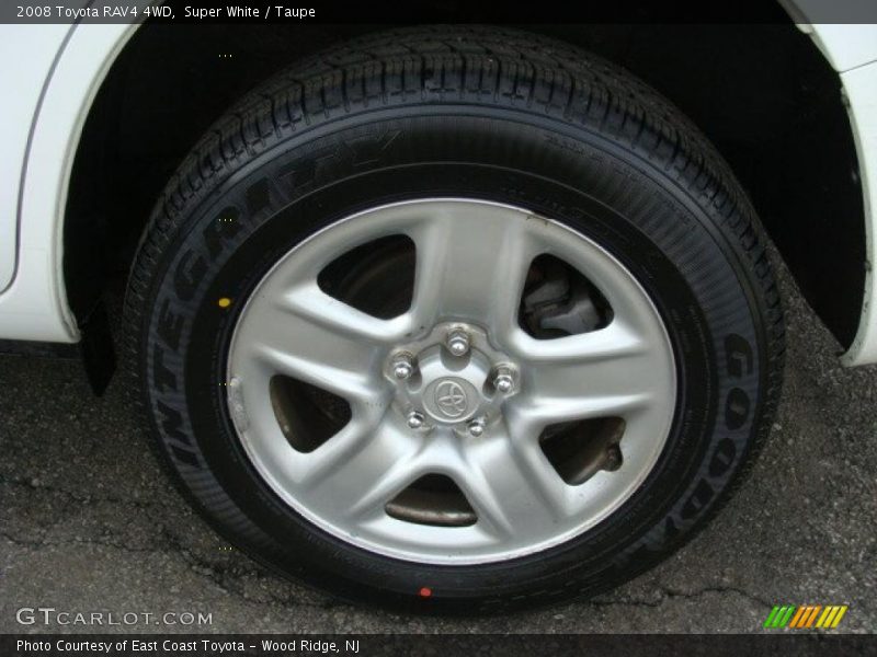 Super White / Taupe 2008 Toyota RAV4 4WD
