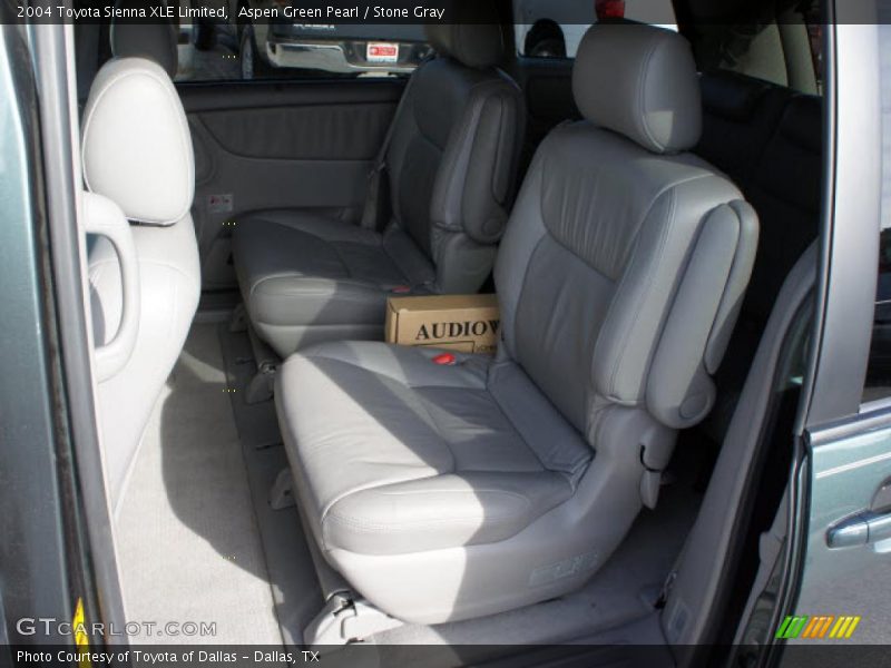 Aspen Green Pearl / Stone Gray 2004 Toyota Sienna XLE Limited