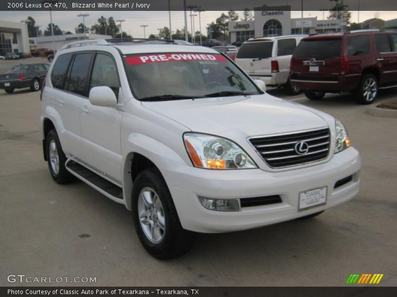 Blizzard White Pearl / Ivory 2006 Lexus GX 470