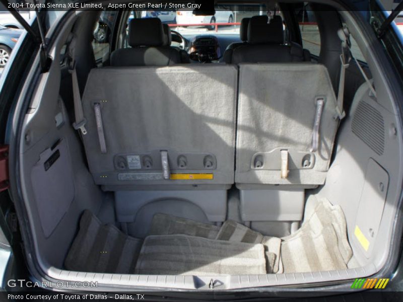 Aspen Green Pearl / Stone Gray 2004 Toyota Sienna XLE Limited