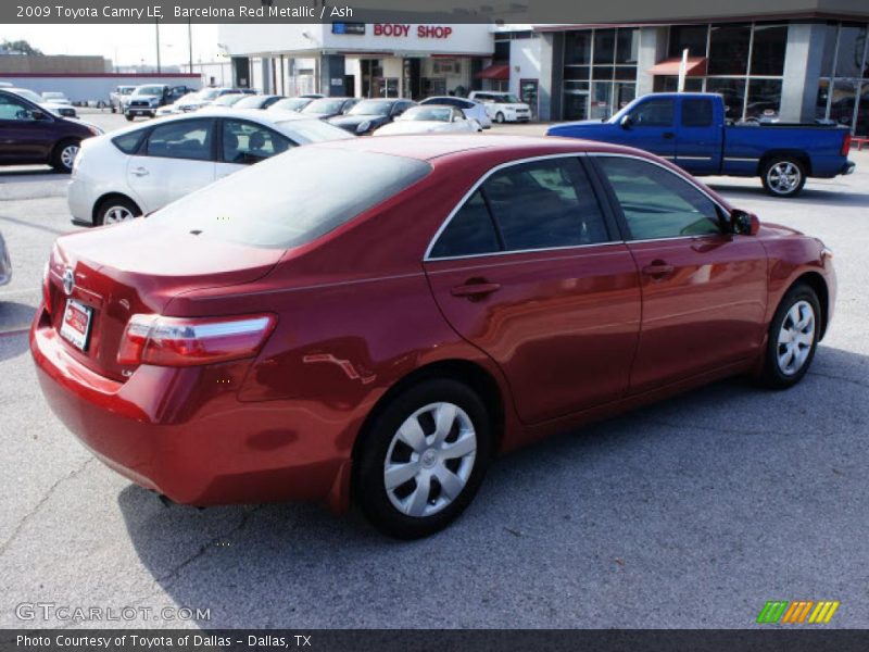 Barcelona Red Metallic / Ash 2009 Toyota Camry LE