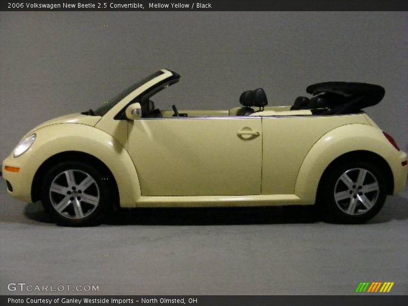 Mellow Yellow / Black 2006 Volkswagen New Beetle 2.5 Convertible