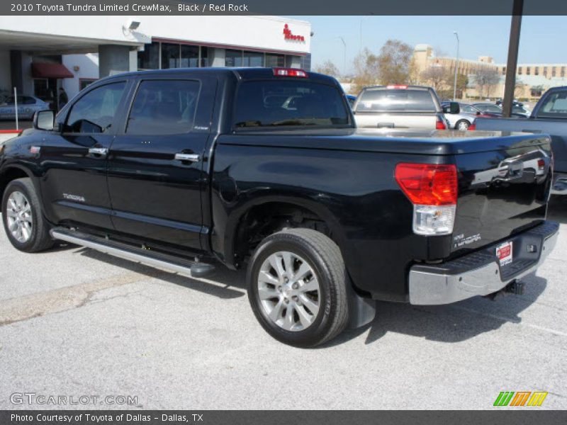Black / Red Rock 2010 Toyota Tundra Limited CrewMax