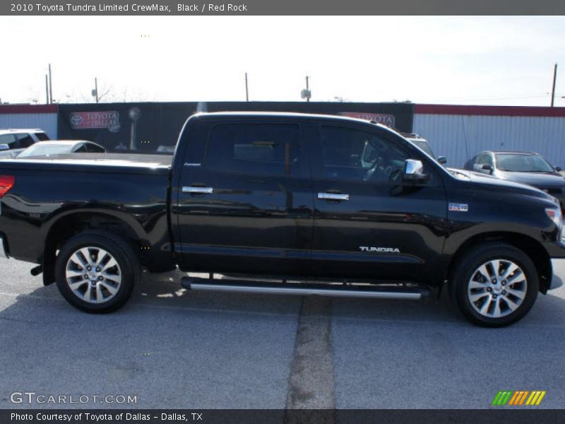 Black / Red Rock 2010 Toyota Tundra Limited CrewMax