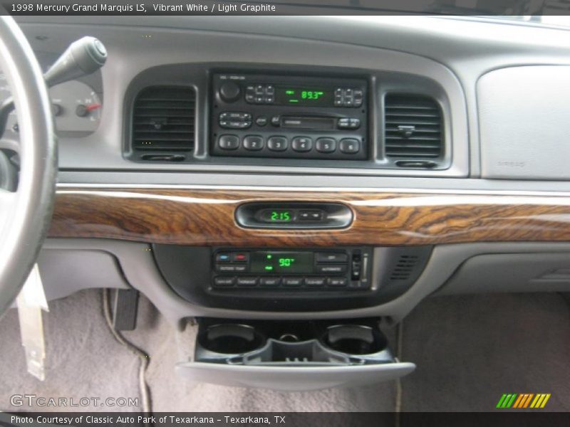 Vibrant White / Light Graphite 1998 Mercury Grand Marquis LS