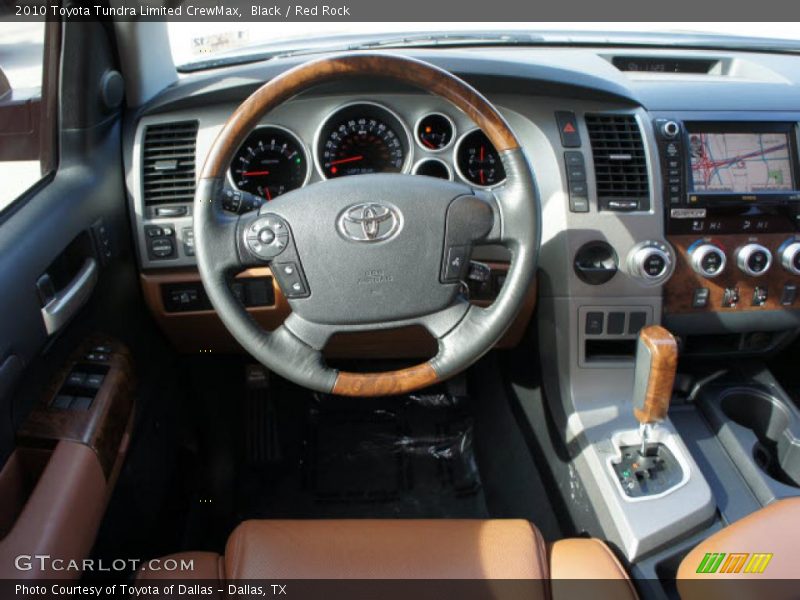  2010 Tundra Limited CrewMax Red Rock Interior