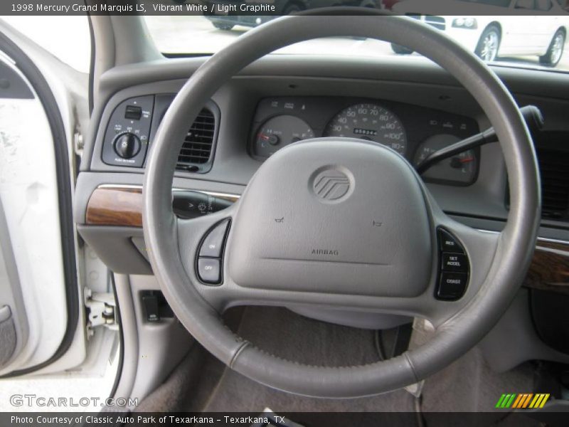 Vibrant White / Light Graphite 1998 Mercury Grand Marquis LS