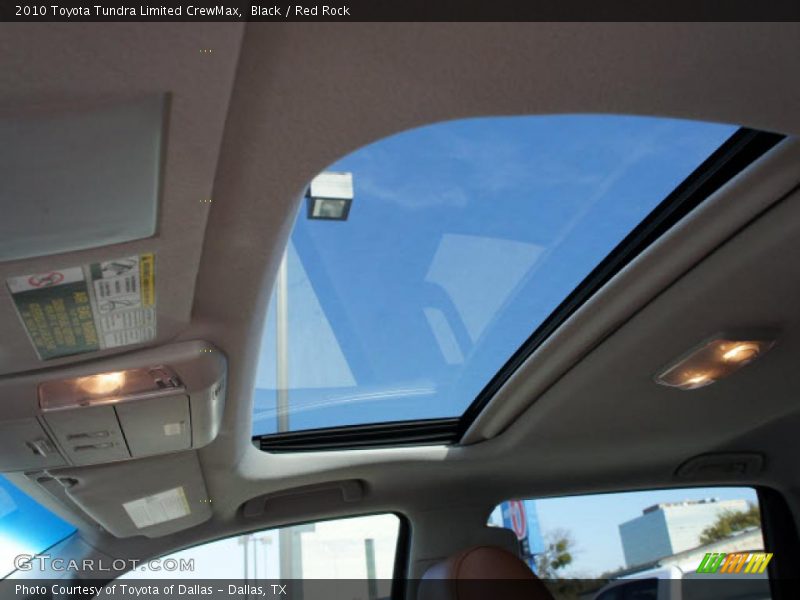Black / Red Rock 2010 Toyota Tundra Limited CrewMax