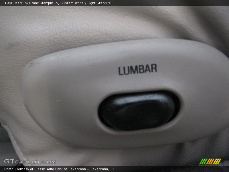 Vibrant White / Light Graphite 1998 Mercury Grand Marquis LS