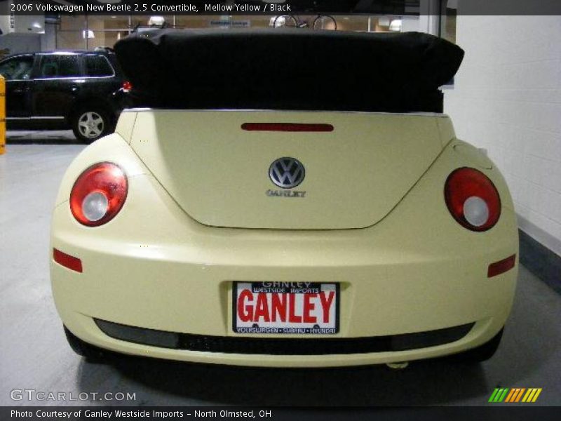 Mellow Yellow / Black 2006 Volkswagen New Beetle 2.5 Convertible