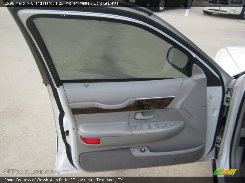 Vibrant White / Light Graphite 1998 Mercury Grand Marquis LS