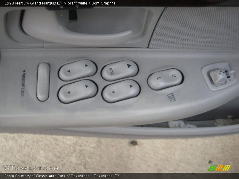 Vibrant White / Light Graphite 1998 Mercury Grand Marquis LS