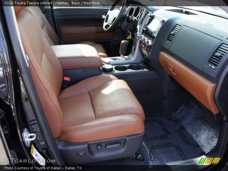  2010 Tundra Limited CrewMax Red Rock Interior