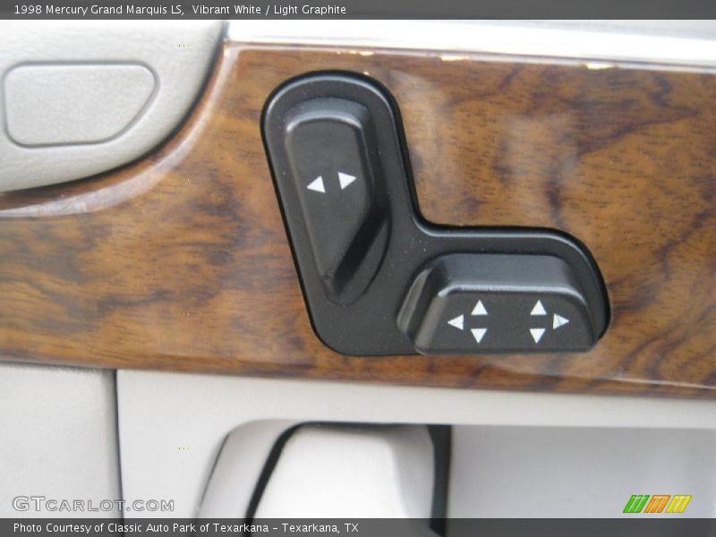 Vibrant White / Light Graphite 1998 Mercury Grand Marquis LS