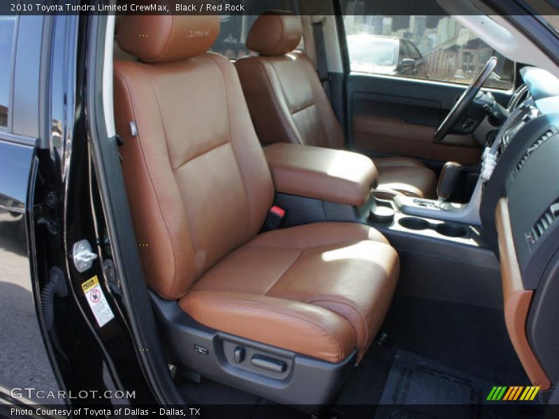  2010 Tundra Limited CrewMax Red Rock Interior