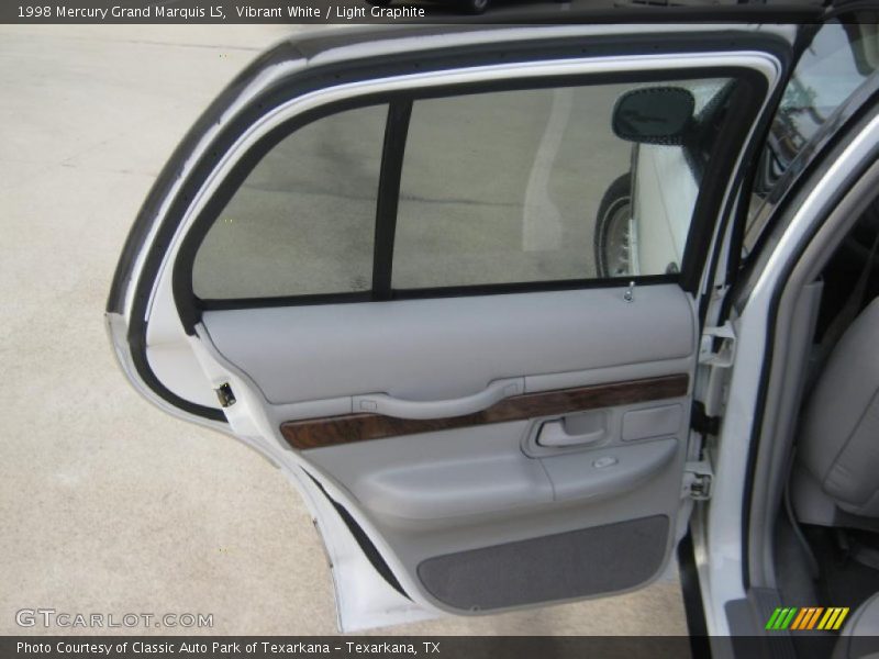 Vibrant White / Light Graphite 1998 Mercury Grand Marquis LS
