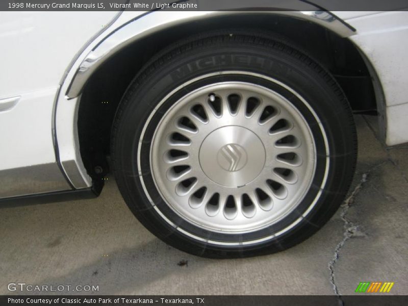 Vibrant White / Light Graphite 1998 Mercury Grand Marquis LS