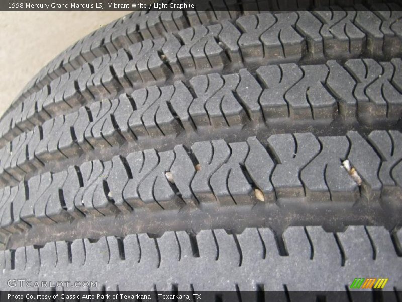 Vibrant White / Light Graphite 1998 Mercury Grand Marquis LS