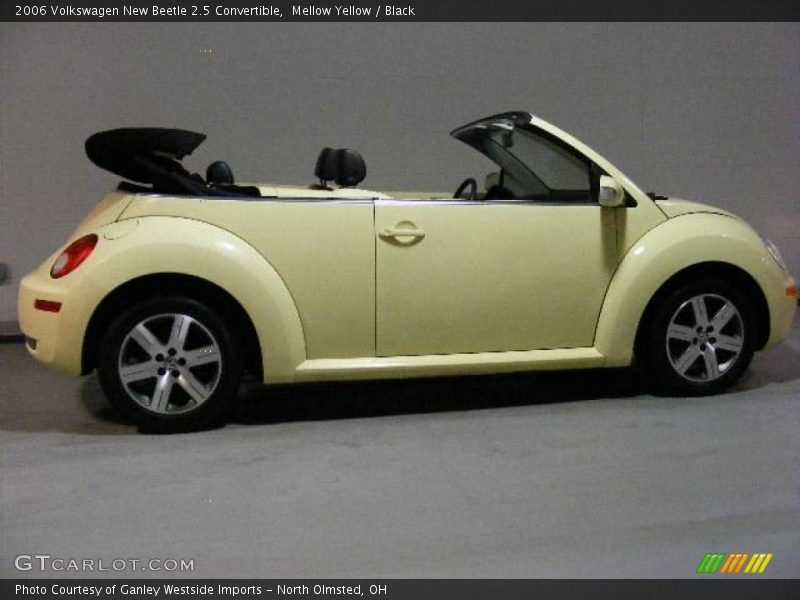 Mellow Yellow / Black 2006 Volkswagen New Beetle 2.5 Convertible