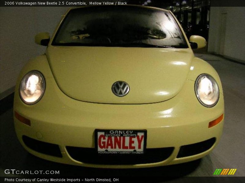 Mellow Yellow / Black 2006 Volkswagen New Beetle 2.5 Convertible