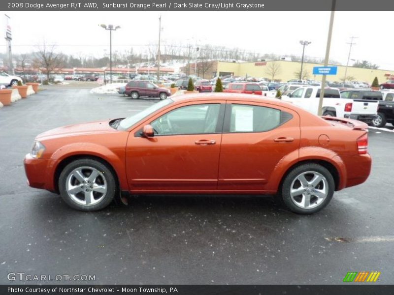  2008 Avenger R/T AWD Sunburst Orange Pearl