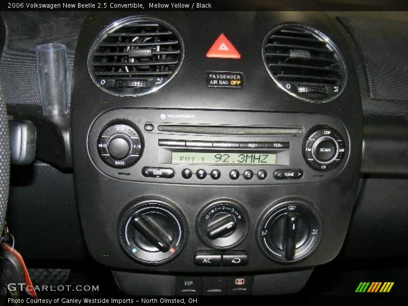 Mellow Yellow / Black 2006 Volkswagen New Beetle 2.5 Convertible