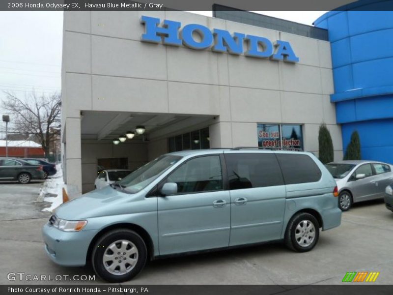 Havasu Blue Metallic / Gray 2006 Honda Odyssey EX
