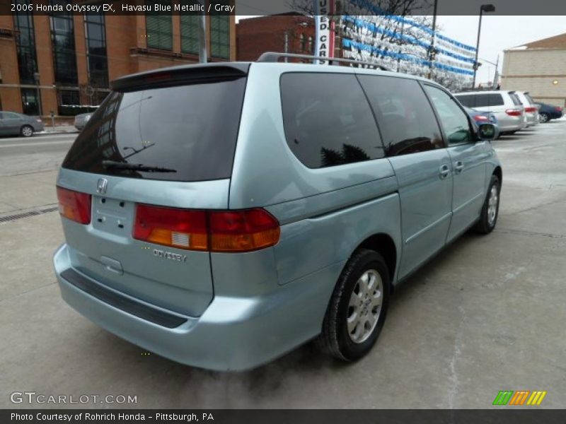 Havasu Blue Metallic / Gray 2006 Honda Odyssey EX