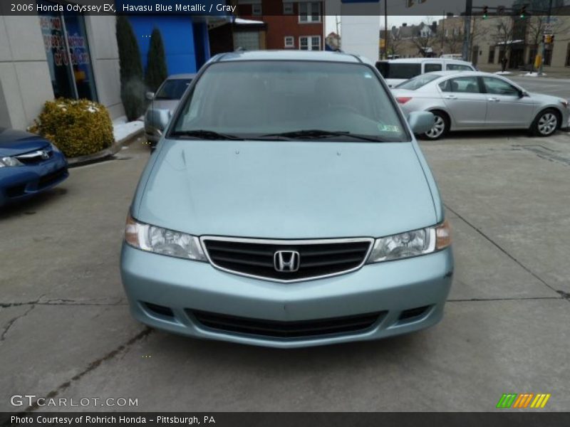 Havasu Blue Metallic / Gray 2006 Honda Odyssey EX