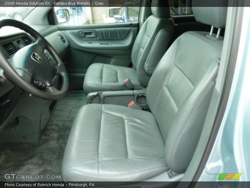 Havasu Blue Metallic / Gray 2006 Honda Odyssey EX