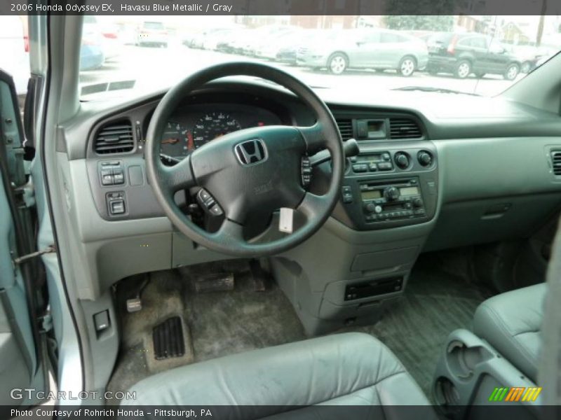Havasu Blue Metallic / Gray 2006 Honda Odyssey EX