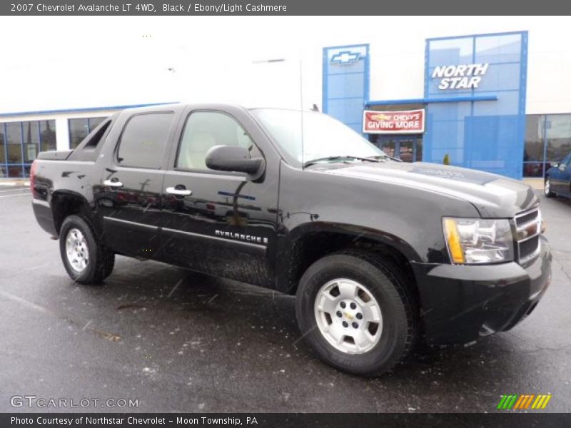 Black / Ebony/Light Cashmere 2007 Chevrolet Avalanche LT 4WD