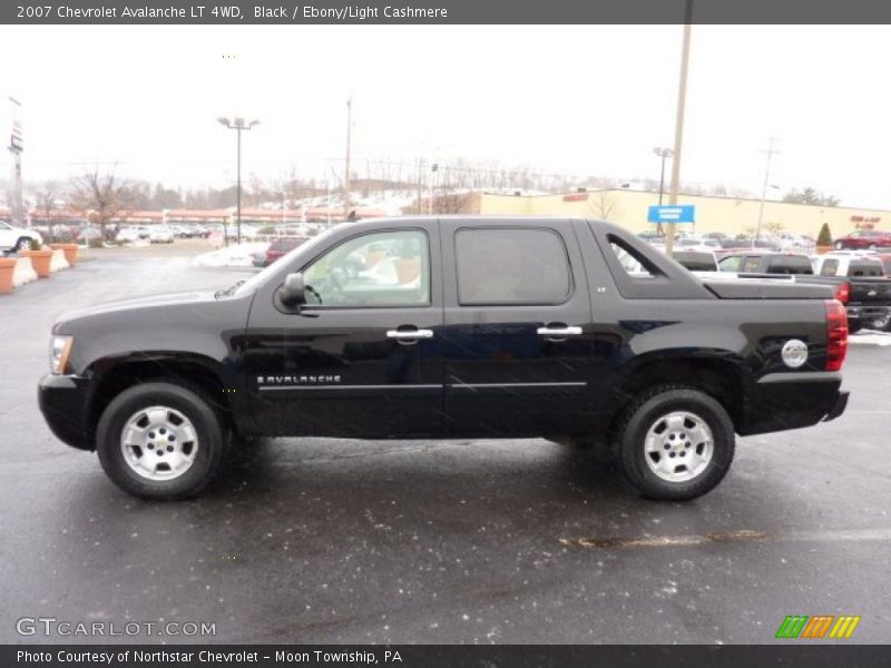 Black / Ebony/Light Cashmere 2007 Chevrolet Avalanche LT 4WD