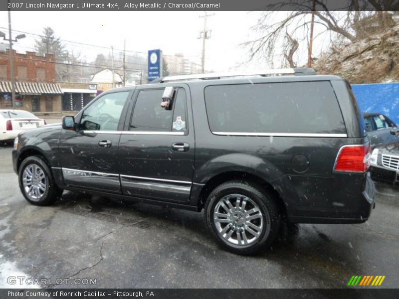 Alloy Metallic / Charcoal/Caramel 2007 Lincoln Navigator L Ultimate 4x4