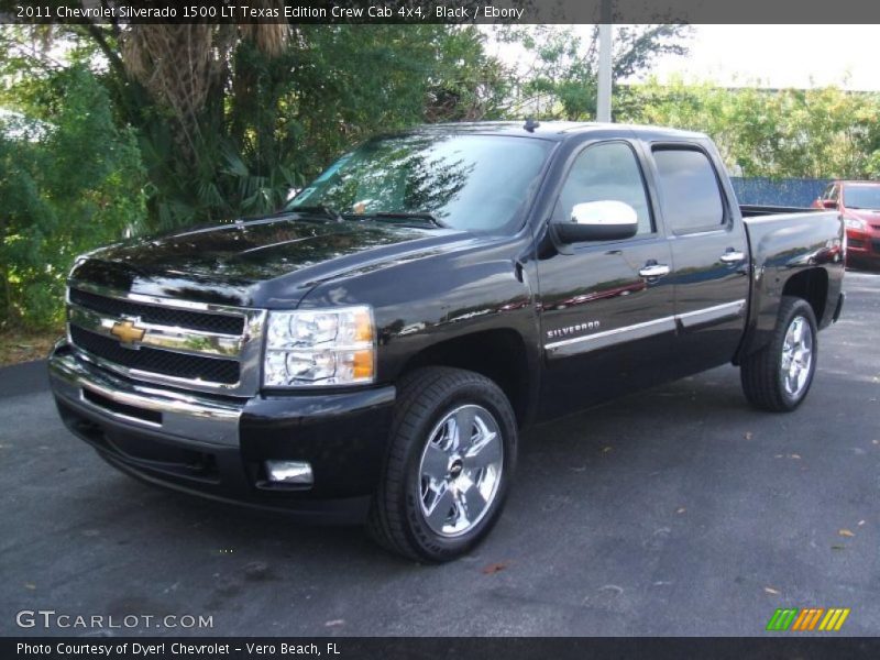 Black / Ebony 2011 Chevrolet Silverado 1500 LT Texas Edition Crew Cab 4x4