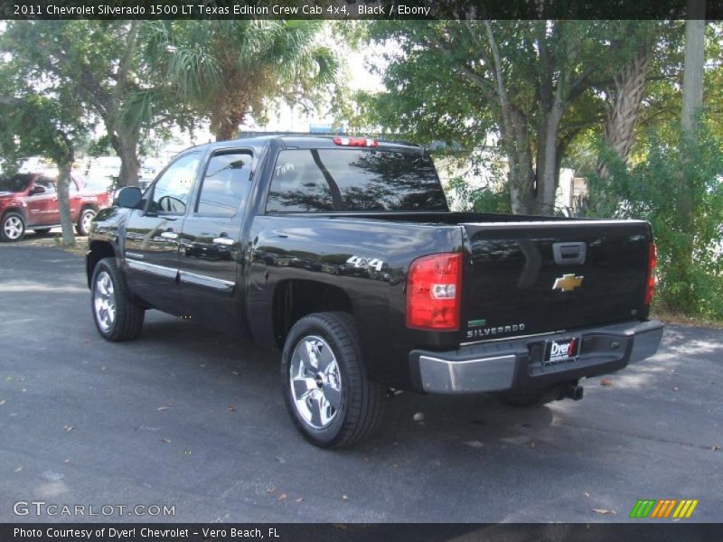 Black / Ebony 2011 Chevrolet Silverado 1500 LT Texas Edition Crew Cab 4x4